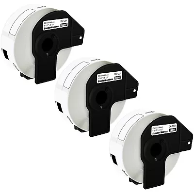 3 Rolls DK-1201 29mm White Address Label For Brother QL-1060N QL-720NW W/3 Frame • $20.99