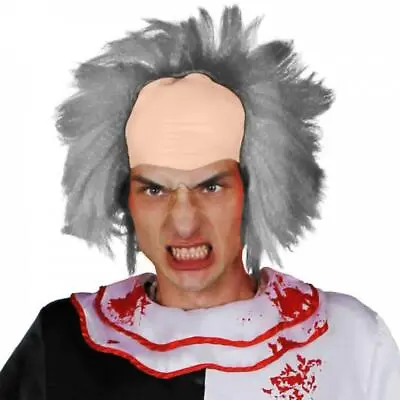 £6.59 • Buy Grey Wig Hair Skin Head Mad Scientist Halloween Party Dress Costume Book Day UK