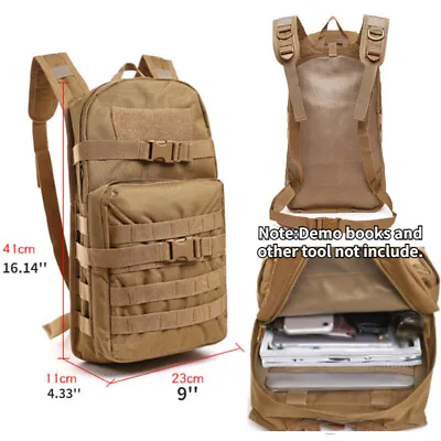 10L Tactical Laptop Bag Military Backpack Outdoor Trek Camping Hiking Rucksack • $37.35