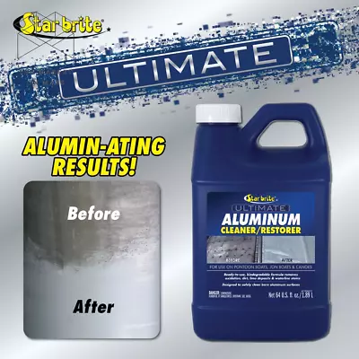 Star Brite Aluminum Cleaner - For Pontoons Canoes & Unpainted Aluminum 64 Oz • $21.70