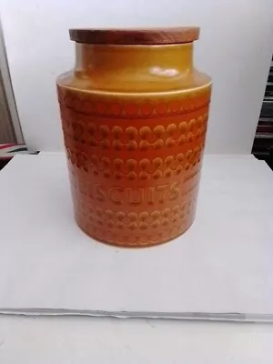 Hornsea Saffron Lidded Biscuit Jar • £9.99