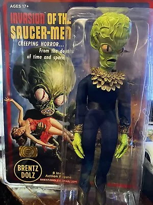 The Invasion Of The Saucer Men -6” Action Figure -Hand Painted-BrentzDolz-Green • $74.99