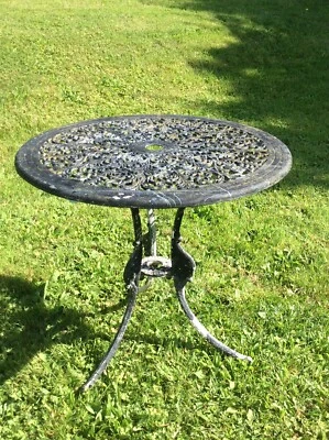 £34.99 • Buy Vintage Cast Aluminium Garden Table