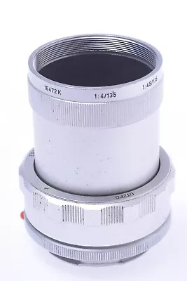 ✅ Leica M Focusing Mount Extension Tube Otzfo & Otsro Visoflex 135mm Lens Heads • $119.13