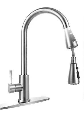 Stainless Steel 304 Kitchen Sink Faucet With Pull Down Spray Outdoor RV Kitchen  • $39.99