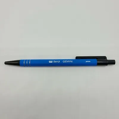 Berol Gemini Ballpoint Ink Pen Blue Writing Japan Made (1) 1990s NEW NOS Vintage • $4.99