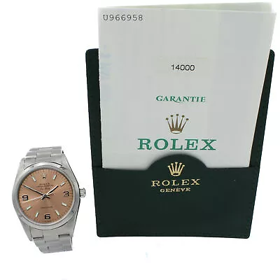 1998 Rolex Stainless Steel Oyster Perpetual Air-King 34mm Ref 14000 #W71785-1 • $2501