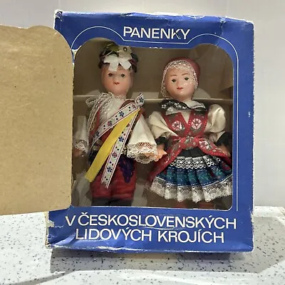 Vintage Czechoslovakia Dolls - 7.5” National Costumes-Panenky Lidovych Krojich • £4.60