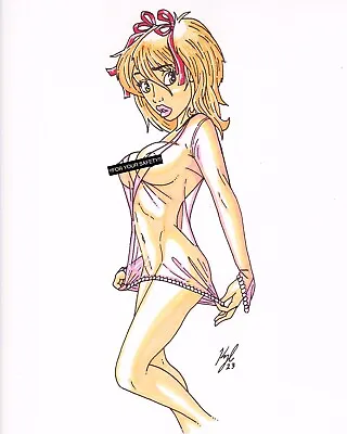 Signed Mandy Art On Bristol Paper  By Ken Kuszmaul 9”x11” Not A Copy. • $50.58