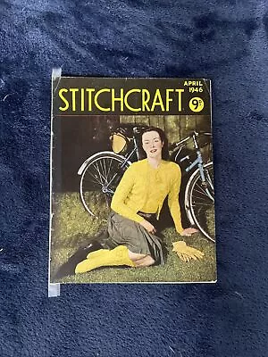 Rare Vintage Stitchcraft April 1946 Original Magazine Booklet Needlework • £5.99