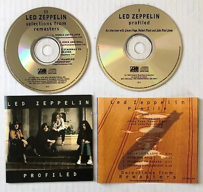 LED ZEPPELIN Profiled / Selections From Remasters 1990 AUSTRALIA Promo Only CD • $218.70