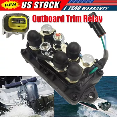Outboard Trim & Tilt Solenoid Relay For Yamaha F150 250 40-90HP 4 Stroke Engine • $21.49