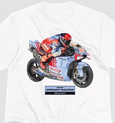 Marc Marquez Gresini Racing Team Moto GP  Cotton T-Shirt SMLXL Braaap ✊🏻 • $20