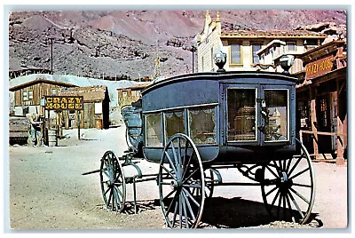 C1960's Horse Drawn Hearse Calico Ghost Town Barstow California CA Postcard • $14.98