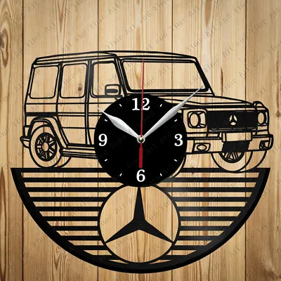 Vinyl Clock Mercedes-Benz G-Class Vinyl Clock Handmade Original Gift 7156 • $24.99