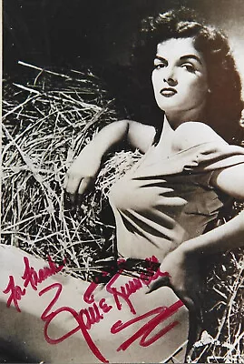 ORIGINAL AUTOGRAPH BY JANE RUSSELL (ACTRESS / PHOTO 13 X 18 Cm!!!!) • £5.15