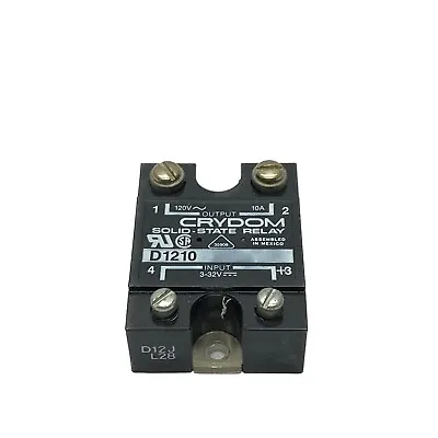 NEW Crydom 120V 10A Output 3-32V Input Solid State Relay D1210 • $14.99