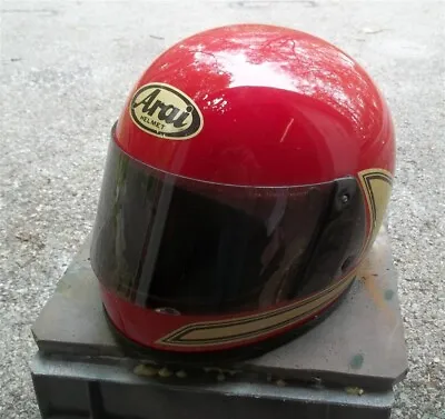 Vintage 1980 -ARAI  ASTRO  Full Face Motorcycle Helmet -7 1/4  • $68