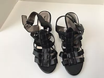 Women’s Black High Heel Shoes By Mossimo. Size 9. Black Straps. • $12