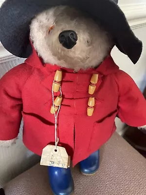 Original 1970’s Vintage Gabrielle Paddington Bear Hat Coat Dunlop Boots • £40