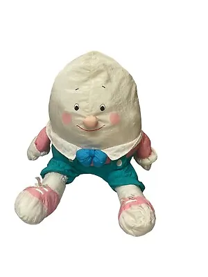 Humpty Dumpty Department 56 Nylon Plush RARE HTF Vintage Stuffed Toy • $25.95