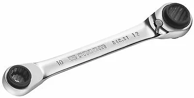 Facom 65.1/4X5/16 12 Point Angle Head Ratchet Ring Wrench 1/4 X 5/16  AF • £28.95