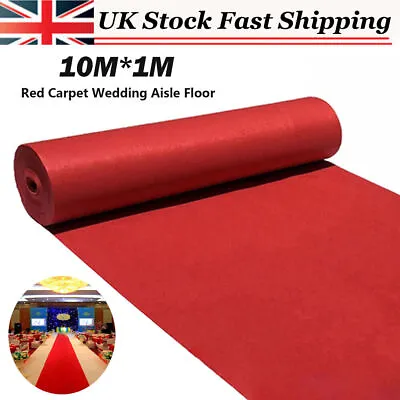 Red Carpet Wedding Aisle Floor Runner Hollywood Awards Party Decoration 32ft • £21.65