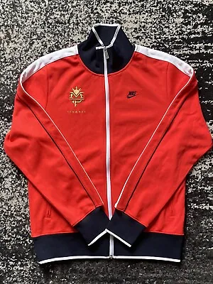 Nike Manny Pacquiao Track Jacket Small Red Blue Pac-Man Boxing Athleisure • $79.99