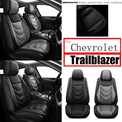 Front & Rear For Chevrolet Trailblazer 2021-2024 PU Leather 2/5Seat Covers Pad • $122.39