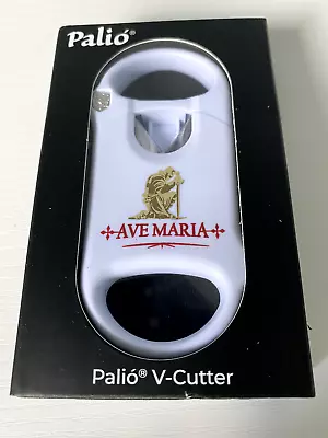 Palio V-Cut Cigar Cutter - Ave Maria - White - New • $19.99