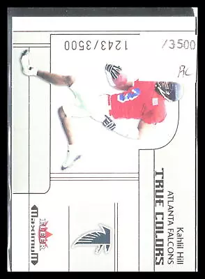 Kahlil Hill 2002 Fleer Maximum #267   RC SN3500 Rookie • $1.49