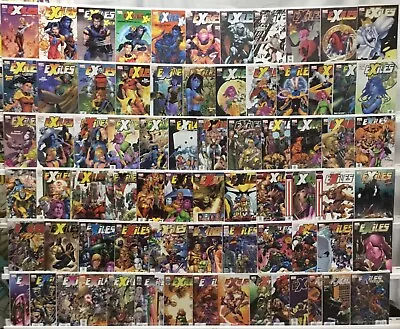 Marvel Comics Exiles Run Lot 26-97 Plus Annual VF/NM 2003 • $89.99