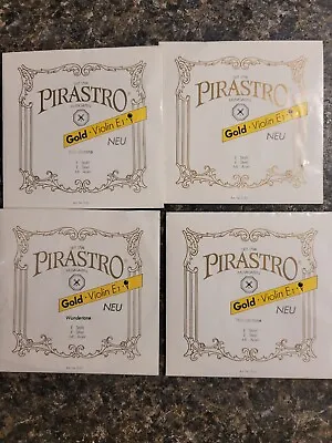 Pirastro Gold Label Violin E1 String Set Of 4 • $43