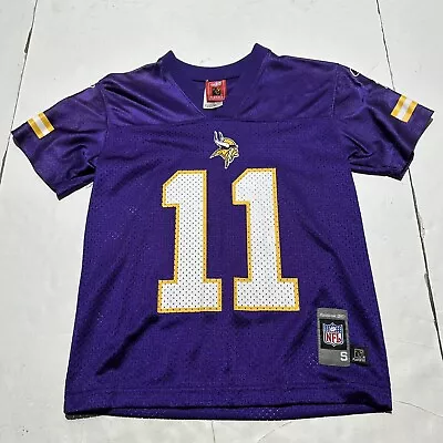 Vintage Dante Culpepper #11 Jersey Kids Small 8 Vikings Football NFL Players • $15