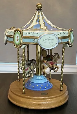 Lovely Four Seasons Four Horse Musical Carousel Tobin Fraley • $99.99