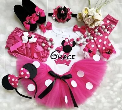 Personalized Minnie Mouse Birthday Outfit • $60.37