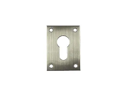£2.75 • Buy Rectangle Satin Stainless Escutcheon Lock Keyhole Cover Repair FlatPlate-47x63.5