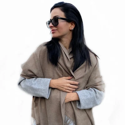 £12 • Buy Cashmere Wool Wrap Scarf