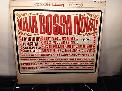 LAURINDO ALMEIDA - Viva! Bosa Nova~ CAPITOL 1759 {nm Orig} W/Justin Gordon RARE • $28