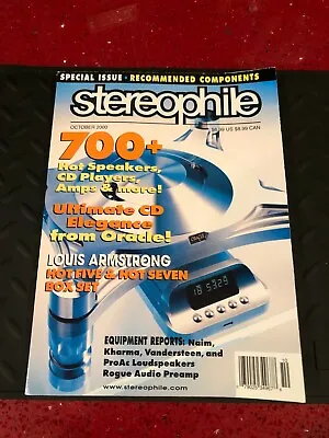 $9.75 • Buy Stereophile Magazine Volume 23 No.10 October 2000