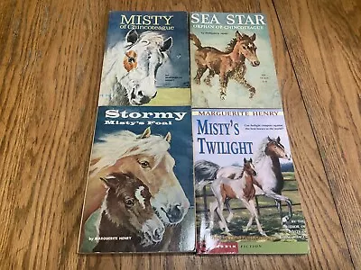 MARGUERITE HENRY Lot Of 4 - MISTY Of Chincoteague/Sea Star/Stormy/Twilight • $15.99