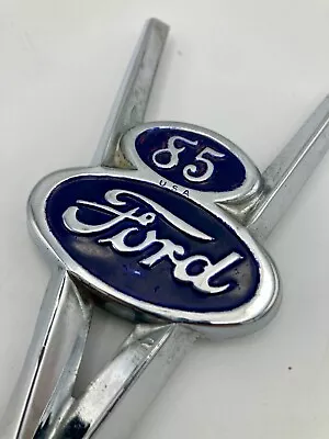 Vintage OEM 1937 Ford V8 85 Hp Truck Hood Emblem • $30