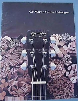 Rare Original 1977 MARTIN GUITAR CATALOG - 8 1/2  X 11  32-pages Full Line • $28.99