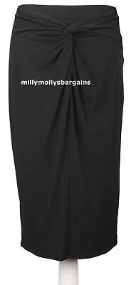 M&S Womens Marks And Spencer Black Skirt Size 14 12 8 • £9.99