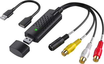 $15.51 • Buy USB Video Capture Device, RCA To USB Audio Video Converter For PC TV Tape Player