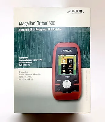 Magellan Triton 500 Handheld GPS Portable SD-Slot Waterproof Geocache Hiking • $94.95