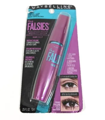 Maybelline The Falsies False Lash Effect Mascara Spoon Brush 280 Blackest Black • $8.49