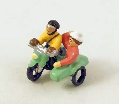 J Carlton Gault French Miniature Figurine Cute Couple Man & Woman On Motorcycle • $53.99