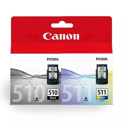 Canon 510 & Canon 511 Black & Colour Original Ink Cartridges PG-510 CL-511 • £40.98