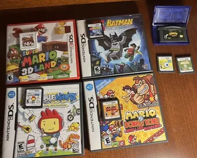 Nintendo DS/3DS Game Lot + Extras! • $19